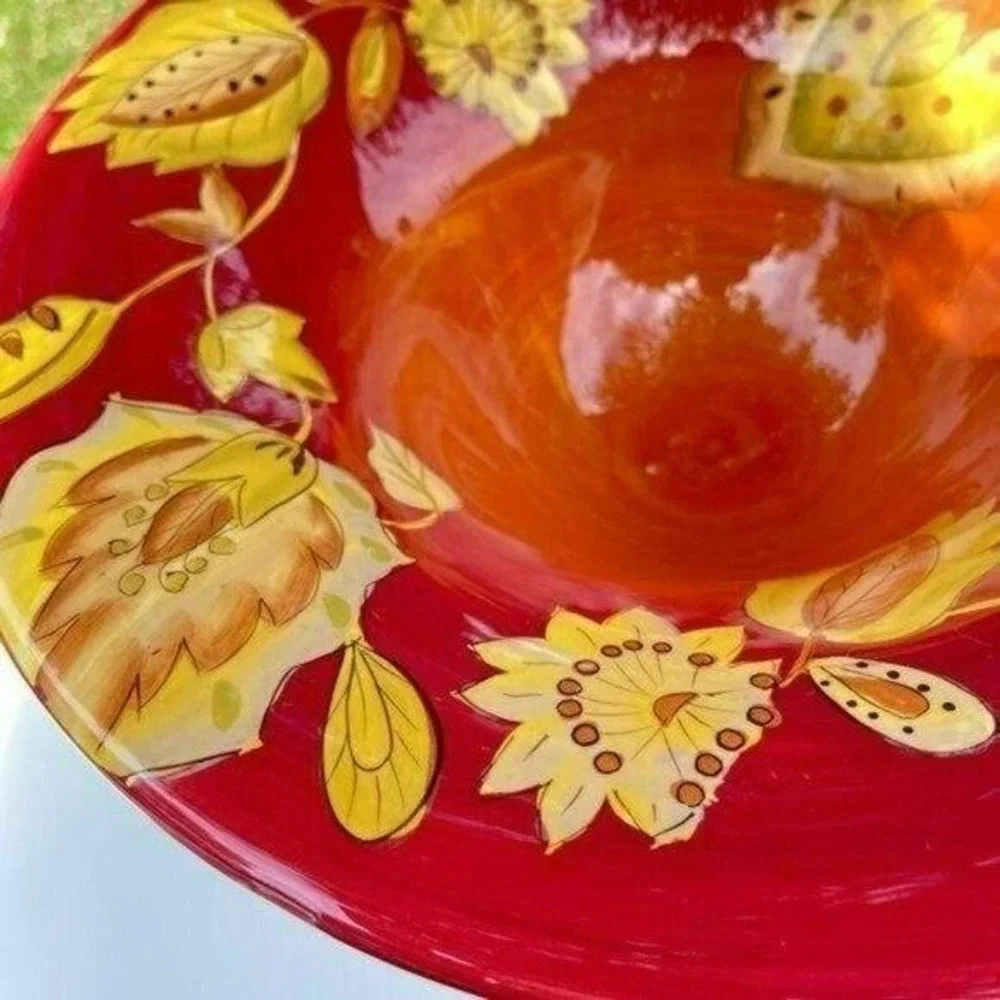 Gates Ware Vintage Hand Painted 13.5